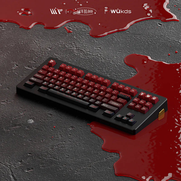 Set de Keycaps Wukds New Blood | PBT | ANSI | 152 Teclas